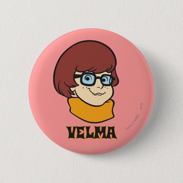 Velma Name Graphic 6 Cm Round Badge (Front)