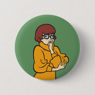 Velma Thinking 6 Cm Round Badge