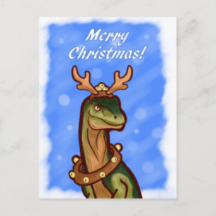 Veloci-reindeer Postcard