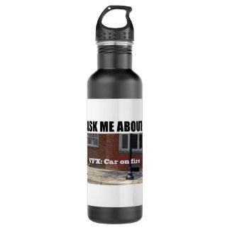 Velocipastor VFXcar on fire Classic T Shirt 710 Ml Water Bottle