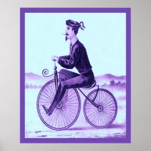 Velocipede ~ Vintage Tobacco Label Poster
