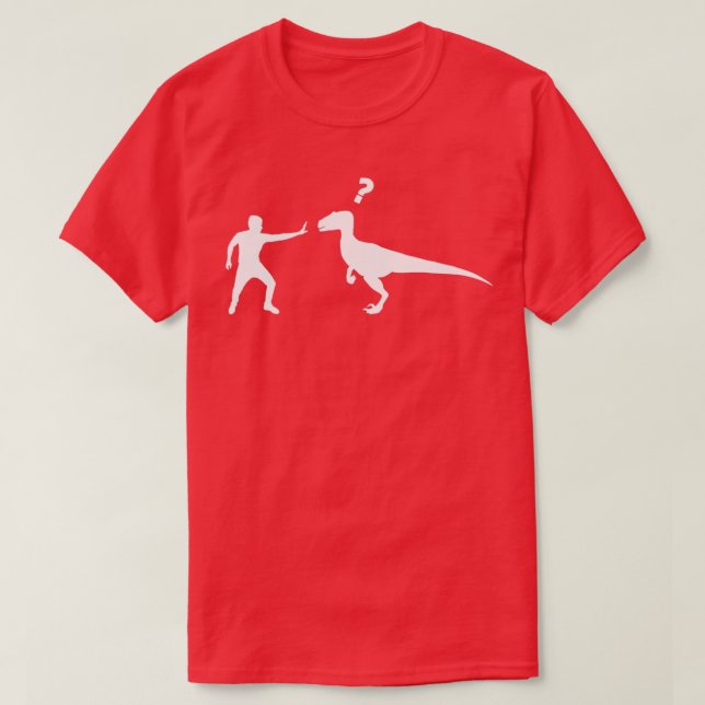 Velociraptor dinosaur 1 T-Shirt (Design Front)