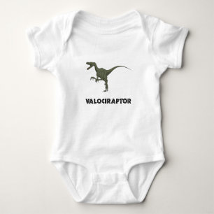 Velociraptor Dinosaur Baby Bodysuit