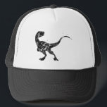 Velociraptor,Dinosaur Trucker Hat<br><div class="desc">Velociraptor, Dinosaur, watercolor art</div>