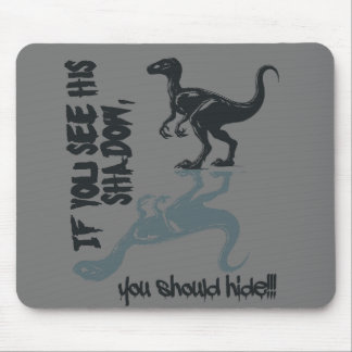 Velociraptor, dinosaurs, T-rex Mouse Pad