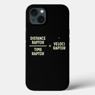 Velociraptor Distanceraptor Timeraptor Dinosaur Ma iPhone 13 Case