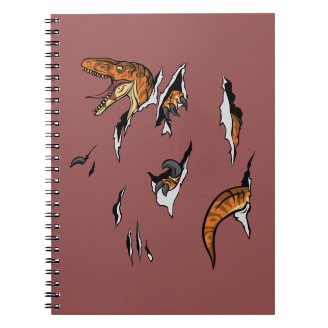 Velociraptor Escape Notebook (Front)
