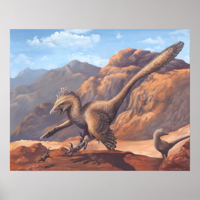 Velociraptor Print (Front)