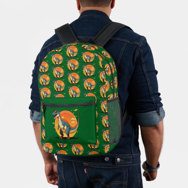 Velociraptor Printed Backpack (Insitu (Model))