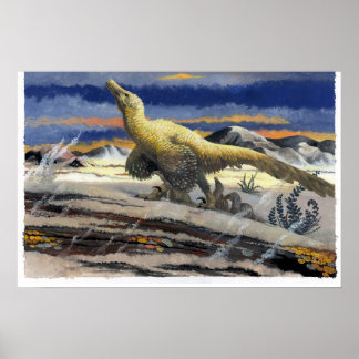 Velociraptor Sandstorm Print
