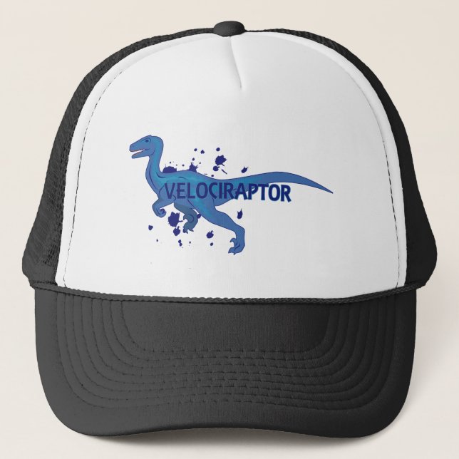 Velociraptor Trucker Hat (Front)
