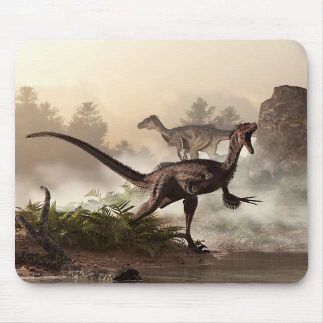 Velociraptors Mouse Pad (Front)