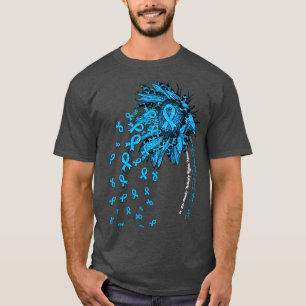 Velodio Facial Syndrome Awareness sunflower nobody T-Shirt
