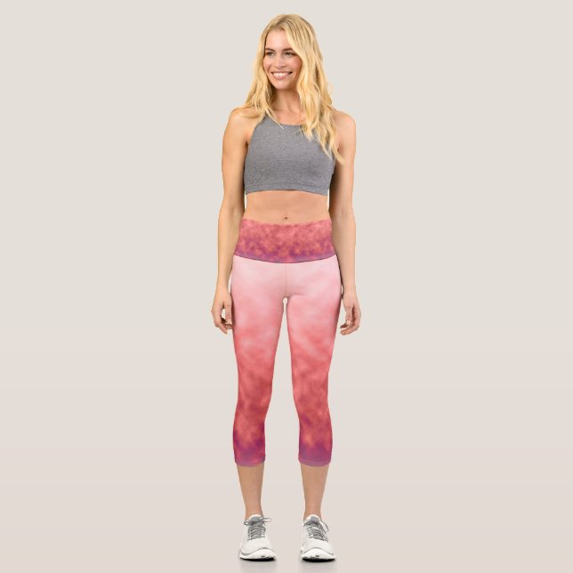 Velour Dusk Capri Leggings (Front)