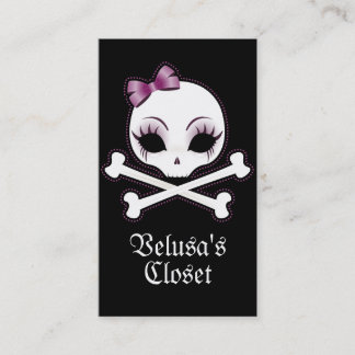 VelusaSkullie Business Card