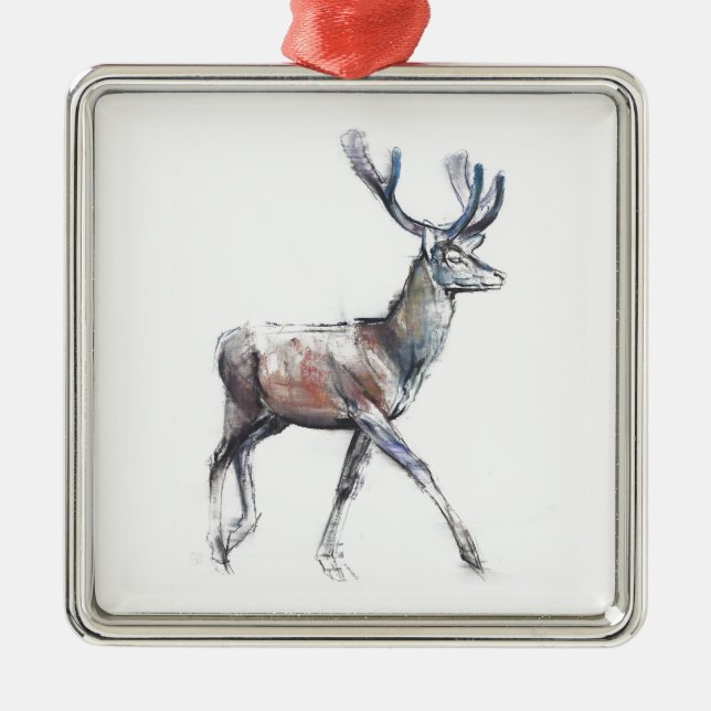 Velvet 2006 metal tree decoration (Front)