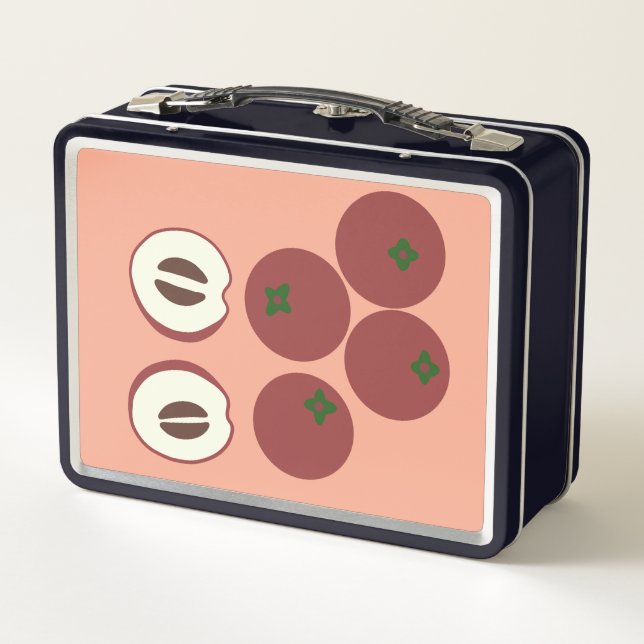 Velvet Apple Metal Lunchbox (Back)