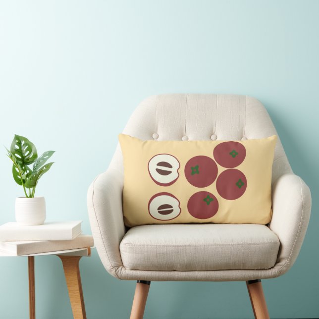 Velvet Apple Throw Pillow (Chair)
