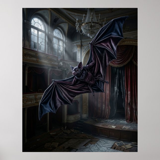 Velvet Bat Opera Hall Poster (Front)