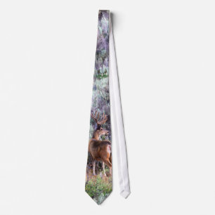 Velvet Buck Tie