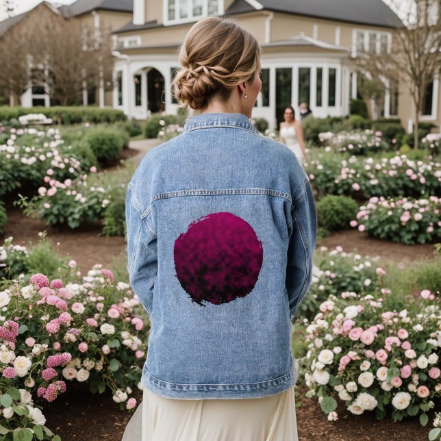 Velvet Descent Denim Jacket (Wedding Back)