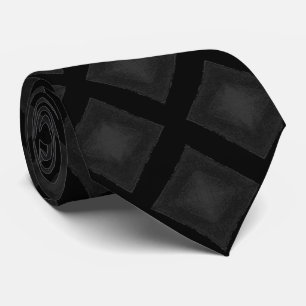 Velvet Diamonds (Charcoal) Tie