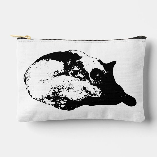 velvet ear fold accessory pouch (Front)