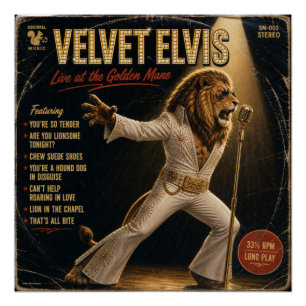 Velvet Elvis Album: a Parody Poster
