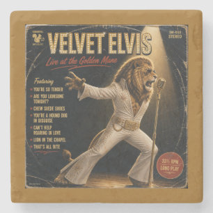 Velvet Elvis Album: a Parody Stone Coaster