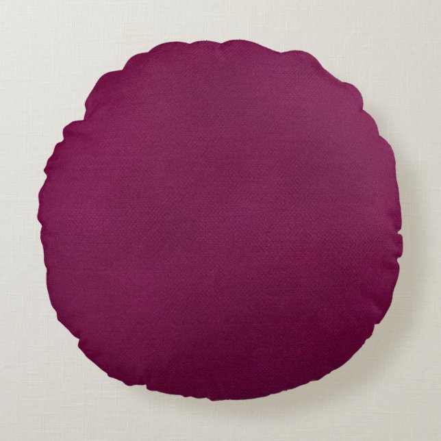 Velvet fabric cloth material round cushion (Front)