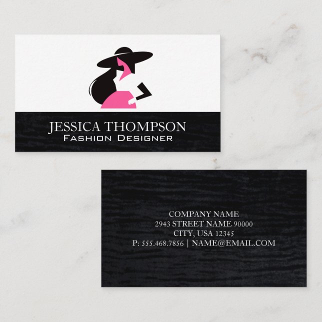 Velvet | Fashion Fabric Business Card (Front/Back)