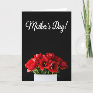 Velvet Flowers Message Card