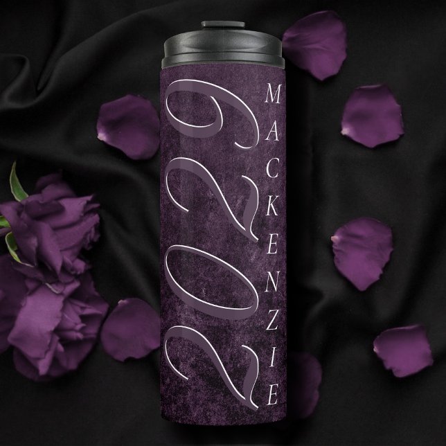Velvet Grad | Amethyst Purple Jewel Tone Grunge Thermal Tumbler (Creator Uploaded)