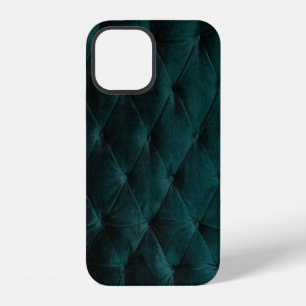 Velvet Green: Malachite Textile Elegance iPhone 12 Case