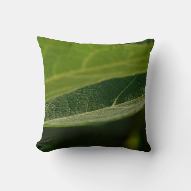 Velvet Leaf Pillow (Front)
