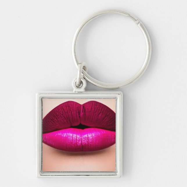 Velvet Lips  Key Ring (Front)