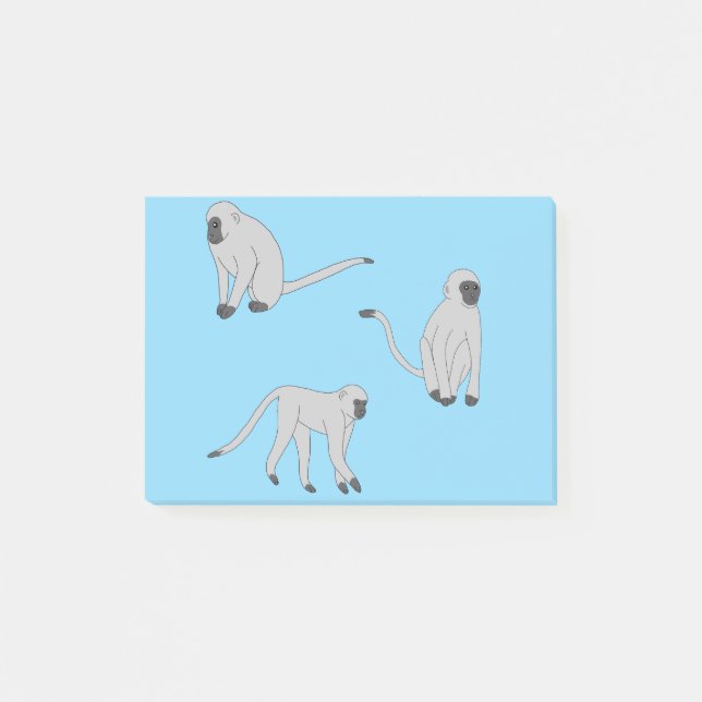 Velvet Monkeys Post-it Notes (Front)
