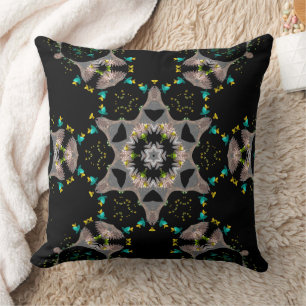 Velvet Night Kaleidoscope Cushion