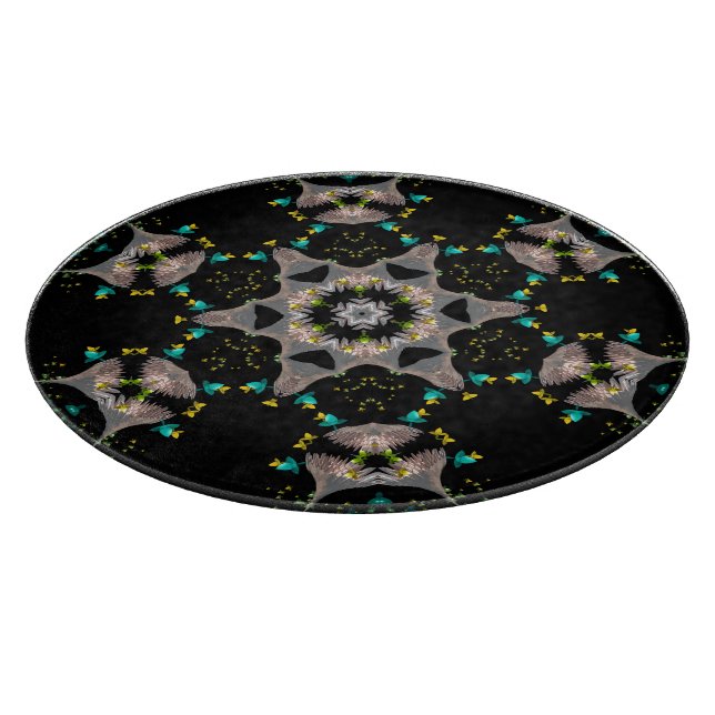 Velvet Night Kaleidoscope  Cutting Board (Corner)