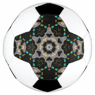 Velvet Night Kaleidoscope  Soccer Ball