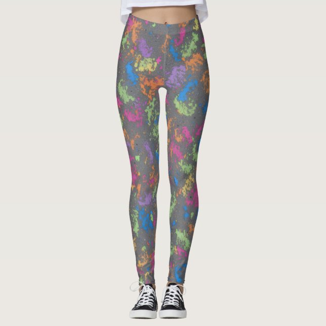 Velvet Pigment Drift Leggings (Front)