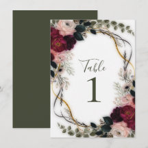 Velvet Plum Garden Floral Greenery Wedding