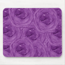 Velvet Purple Roses Mousepad