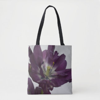 Velvet Purple Tulip Glow – Elegant Floral Art Tote Bag
