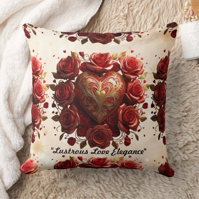 "Velvet Rose Luxury" Cushion (Blanket)