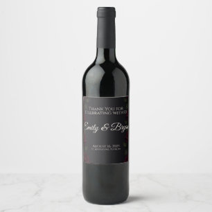 Velvet Rose Wine Bottle Labels