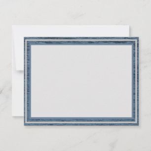 Velvet Seas Flat Thank You Note Card