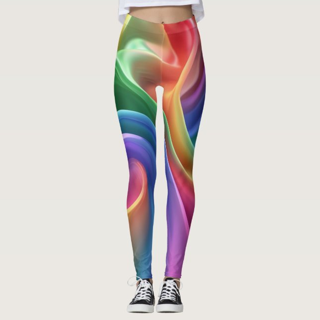 Velvet Spectrum Fold Leggings (Front)