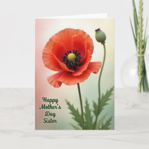 Velvet Stamen Mothers Day Card