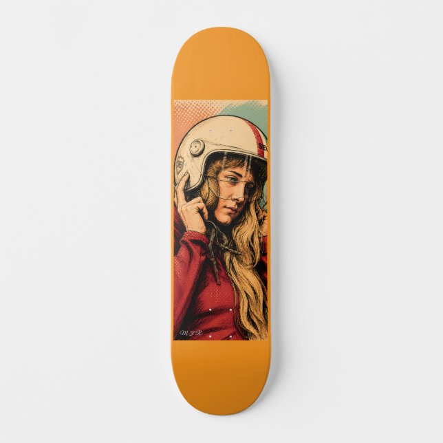 Velvet Velocity Skateboard (Front)